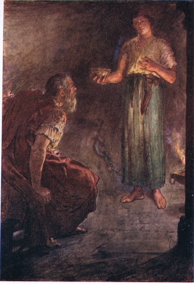 Philopoemen im Gefängnis, aus Plutarchs Leben, veröffentlicht von T C & E C Jack Ltd, 1920er Jahre von William Rainey